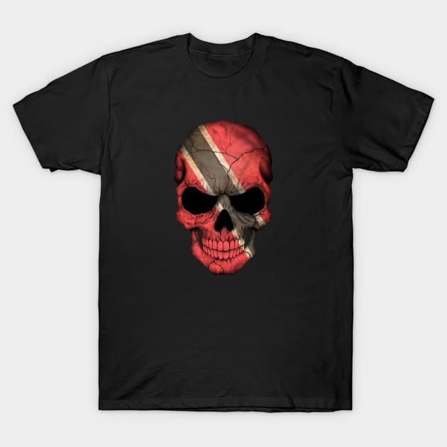 Trinidadian Flag Skull T-Shirt by jeffbartels